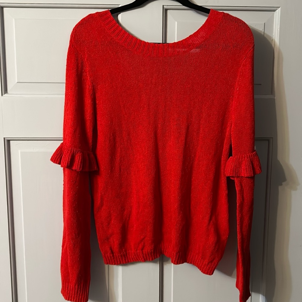 The Fifth Label Red Long Sleeve Sweater